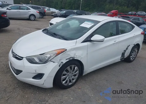 2013 Hyundai Elantra Gls из США, поврежденный, VIN 5NPDH4AE5DH19674
